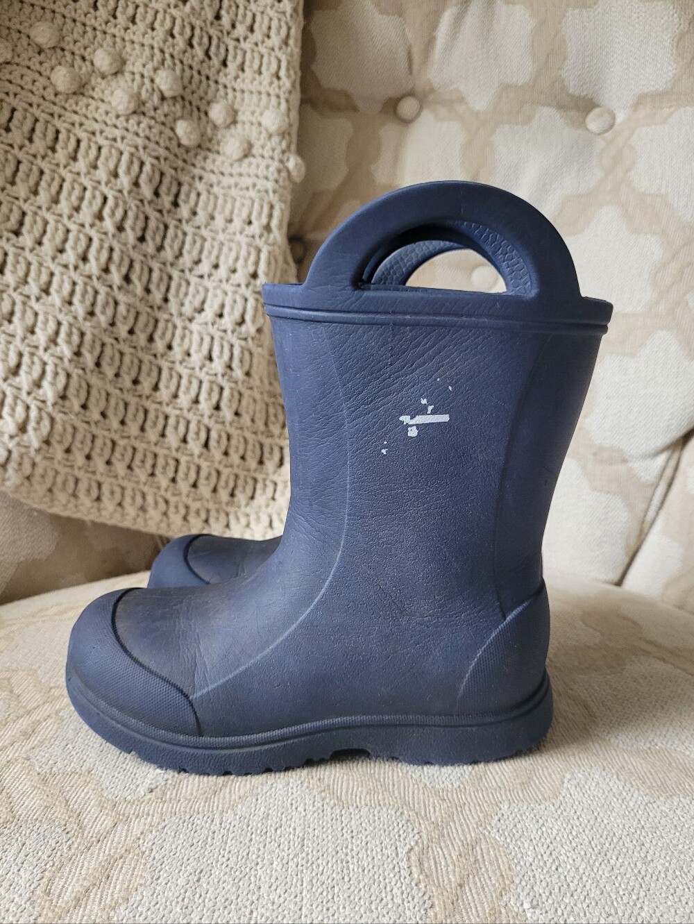 KAMIK PULL ON RAIN BOOTS BLUE UNISEX KIDS SIZE 11